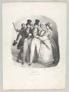 Chap. VII: C'est à qui m'aura (Who will claim me?), 1824. Creator: Victor Adam