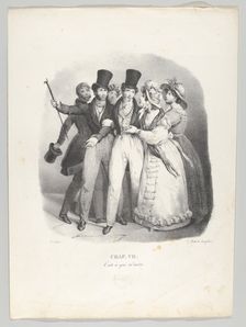Chap. VII: C'est à qui m'aura (Who will claim me?), 1824. Creator: Victor Adam
