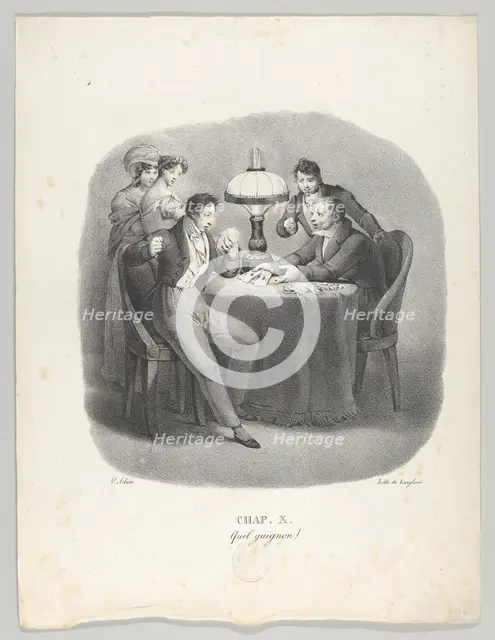 Chap. X: Quel guignon! (What bad luck!), 1824. Creator: Victor Adam.
