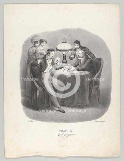 Chap. X: Quel guignon! (What bad luck!), 1824. Creator: Victor Adam.