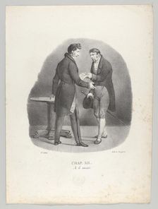Chap. XII: Je le savais (I thought as much), 1824. Creator: Victor Adam