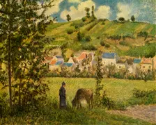 Chaponval 1880, (1939). Creator: Camille Pissarro