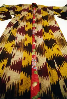 Chapan or Khalat (Man's Outer Robe), Central Asia, 19th century. Creator: Unknown