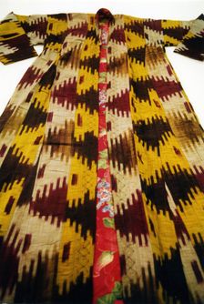 Chapan or Khalat (Man's Outer Robe), Central Asia, 19th century. Creator: Unknown