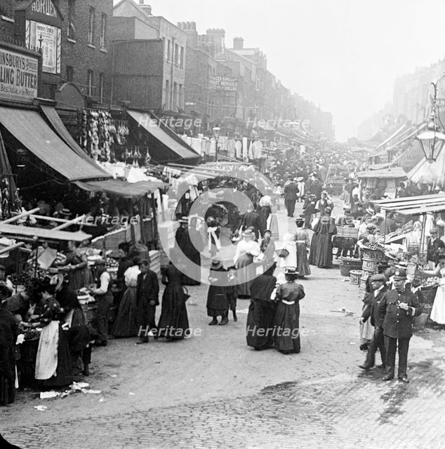 Chapel Market, Islington, London.  Creator: Unknown.