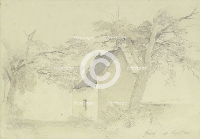 Chapel near Gondorf, 1841. Creator: Carl Theodor Reiffenstein.