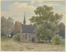 Chapel near Ockstadt, 1855. Creator: Carl Theodor Reiffenstein