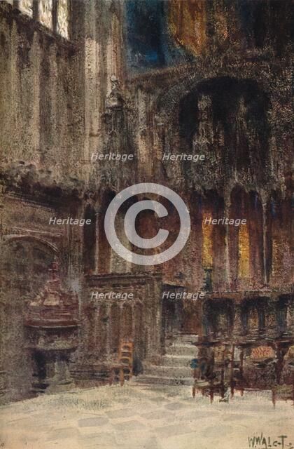 'Chapel of Henry VII, Westminster Abbey', c1907. Creator: William Walcot.