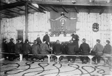 Chapel of Russian prisoners, Zossen, 1915. Creator: Bain News Service