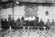 Chapel of Russian prisoners, Zossen, 1915. Creator: Bain News Service