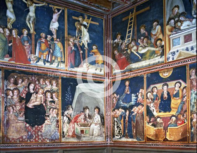 Chapel of Saint Michael or 'day cell', oil by Ferrer Bassa, 1346, in the Monastery of Pedralbes.