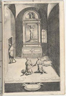 Chapel of Saint Sebastian (Cappella di San Sebastiano) [plate N], 1612. Creator: Jacopo Ligozzi