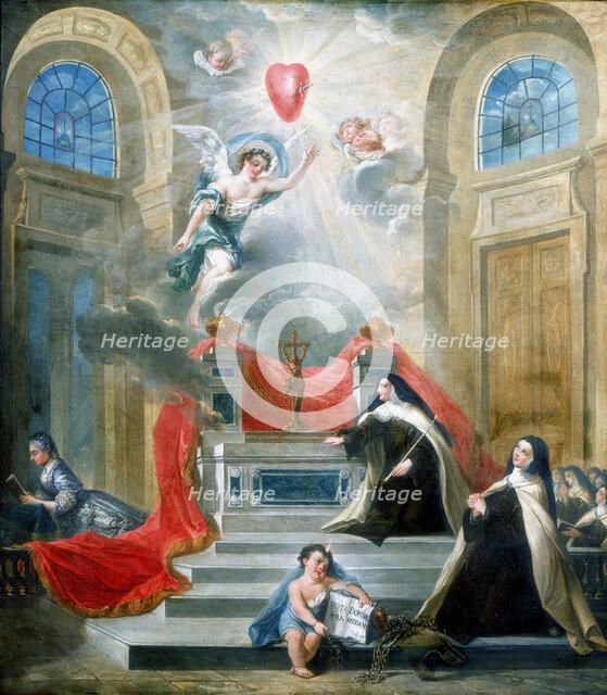 Chapel of the Carmelites, Paris, 1783. Artist: Unknown