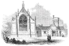 Chapel of the Consumption Hospital at Brompton, 1850. Creator: Unknown