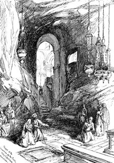 Chapel of the Invention of the Cross, by W. Simpson:...Institute of Painters in Oil Colours, 1883. Creator: Unknown