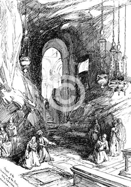 Chapel of the Invention of the Cross, by W. Simpson:...Institute of Painters in Oil Colours, 1883. Creator: Unknown.