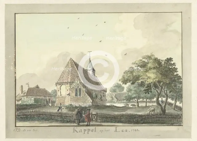 Chapel at Het Loo, 1742. Creator: Jan de Beyer.