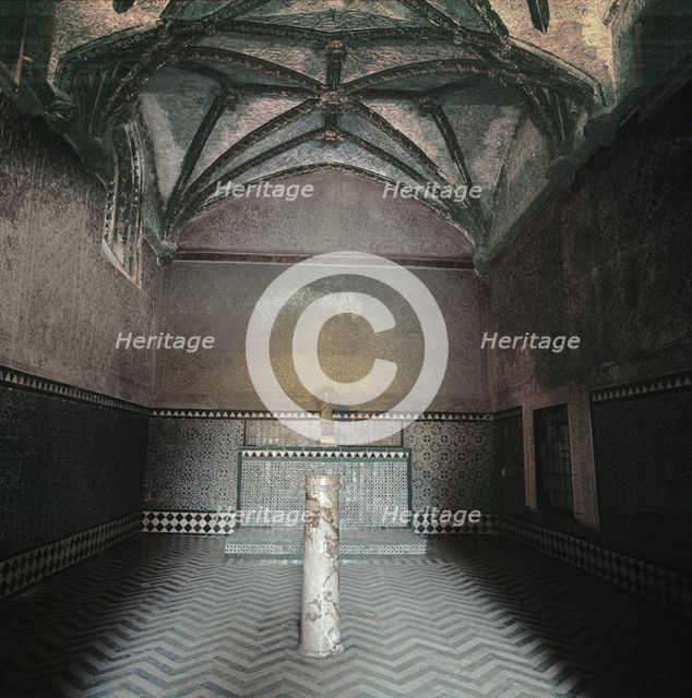 Chapel covered with Gothic ribs at the Pilate House in Seville.