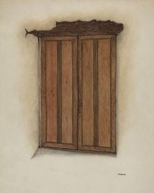 Chapel Doors, 1938. Creator: William McAuley