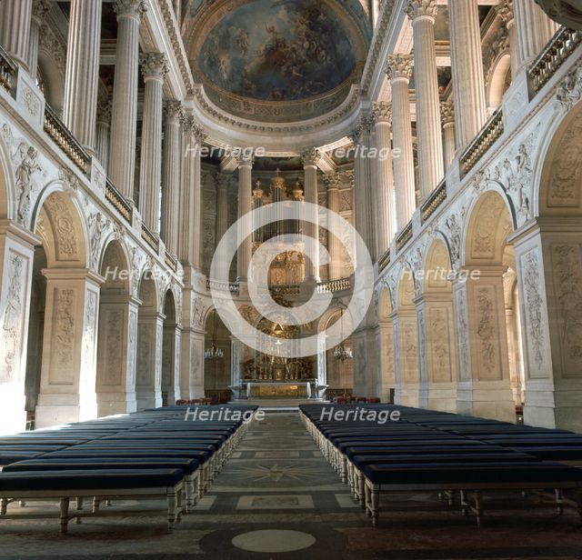 Chapel interior of Versailles, 16th century. Artist: Unknown