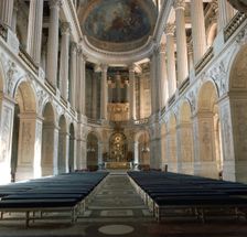 Chapel interior of Versailles, 16th century