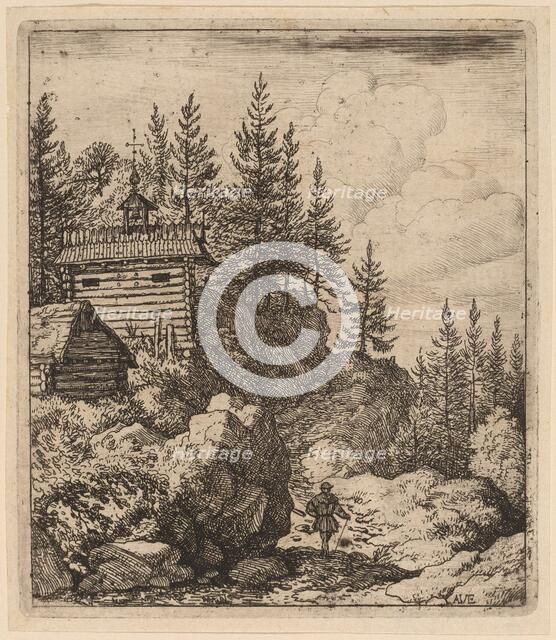 Chapel, probably c. 1645/1656. Creator: Allart van Everdingen.