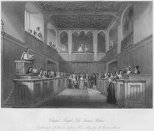 Chapel Royal - St. James Palace c1841. Artist: William Radclyffe