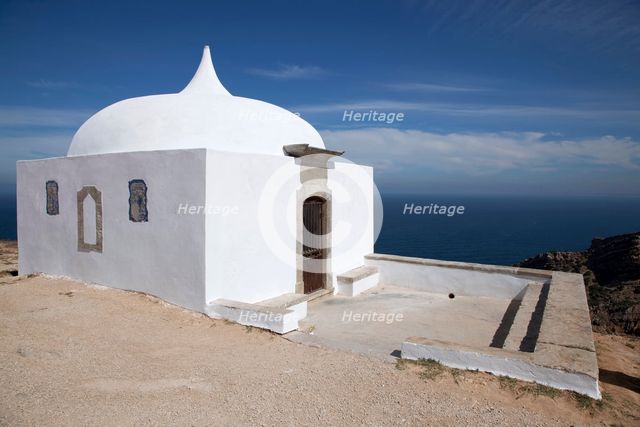Chapel, Sanctuary of Nossa Senhora do Cabo, Cape Espichel, Portugal, 2009. Artist: Samuel Magal