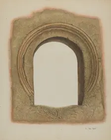 Chapel Window, c. 1939. Creator: Vera Van Voris