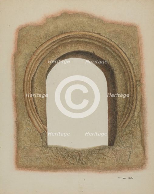 Chapel Window, c. 1939. Creator: Vera Van Voris.