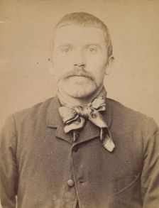 Chapin. Armand, Louis. 30 ans, né à épeigné (Indre & Loire). Charron. Anarchiste. 1/3/94. , 1894. Creator: Alphonse Bertillon