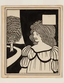 Chapter Heading for Le Morte d'Arthur, c.between 1893 and 1894. Creator: Aubrey Beardsley