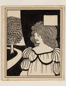 Chapter Heading for Le Morte d'Arthur, c.between 1893 and 1894. Creator: Aubrey Beardsley