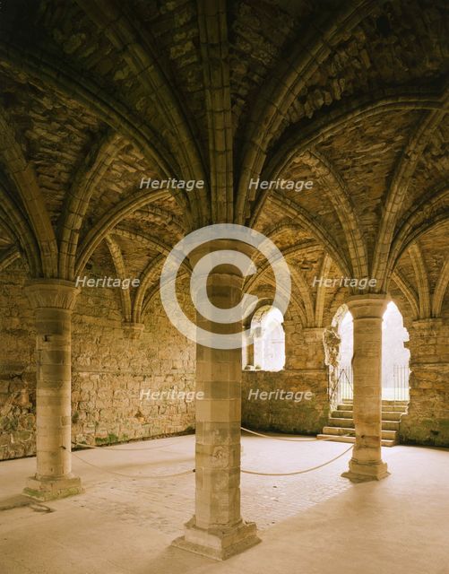 Chapter House, Buildwas Abbey, Shropshire, 1990. Artist: Unknown
