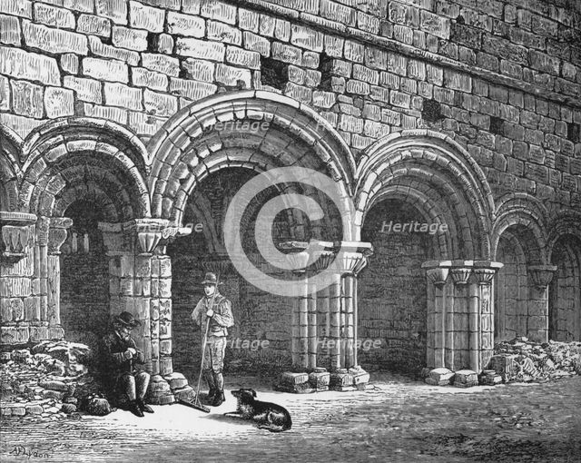 'Chapter House', 'Kirkstall Abbey, c1880, (1897). Artist: Alexander Francis Lydon.