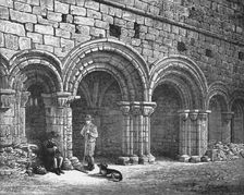 Chapter House Kirkstall Abbey, c1880, (1897). Artist: Alexander Francis Lydon