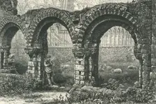 Chapter House, Much Wenlock Abbey c1870
