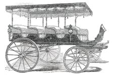 Char-a-Banc for the Queen of Portugal, 1850. Creator: Unknown