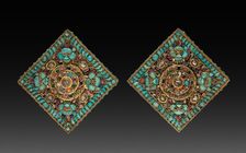 Charm Case Pair, 1800s. Creator: Unknown