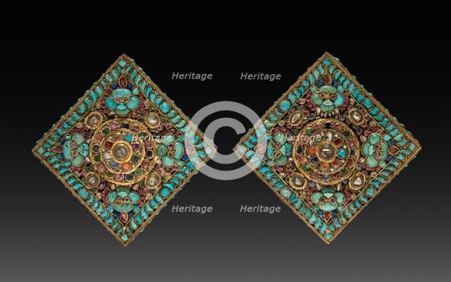 Charm Case Pair, 1800s. Creator: Unknown.