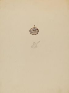 Charm for Watch Chain, c. 1936. Creator: Doris Beer