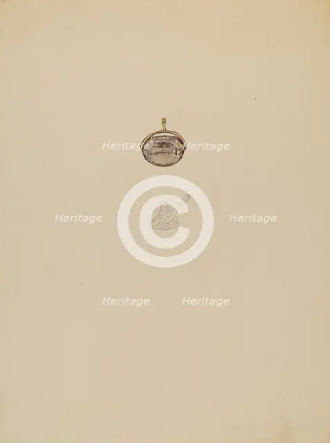 Charm for Watch Chain, c. 1936. Creator: Doris Beer.