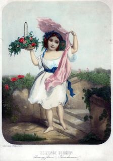 Charming flowers, c19th century.Artist: F Silber