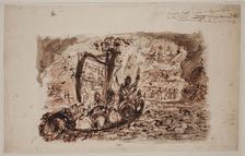 Charon's Boat, between 1780 and 1815. Creator: James Gillray