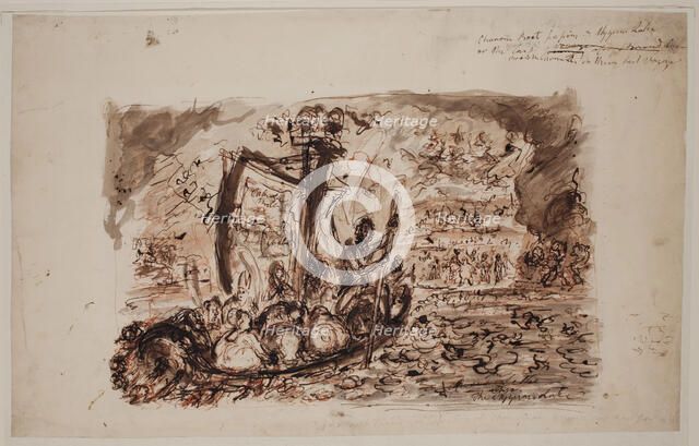 Charon's Boat, between 1780 and 1815. Creator: James Gillray.