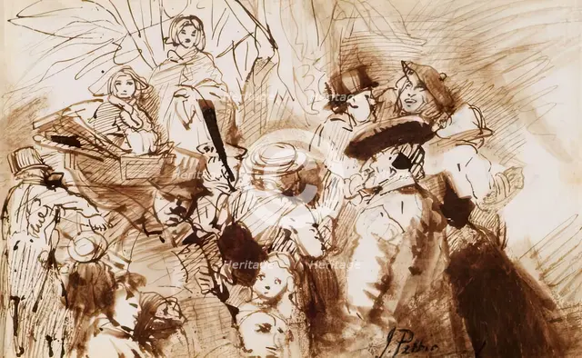 Character Sketch. Creator: John Pettie.