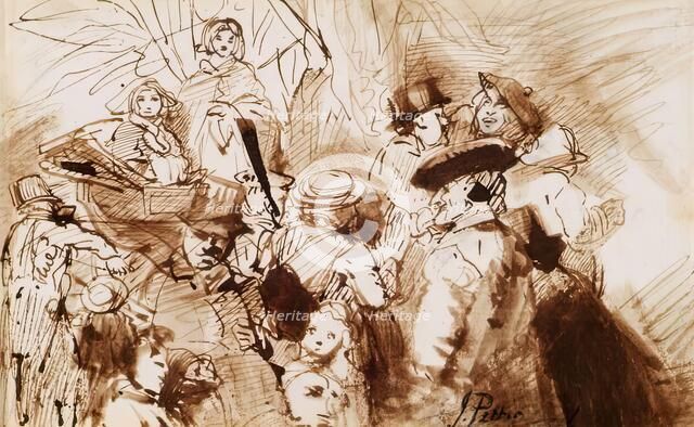Character Sketch. Creator: John Pettie.