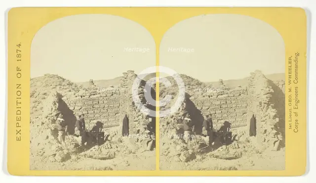 Characteristic ruin, of the Pueblo San Juan, New Mexico..., 1874. Creator: Tim O'Sullivan.
