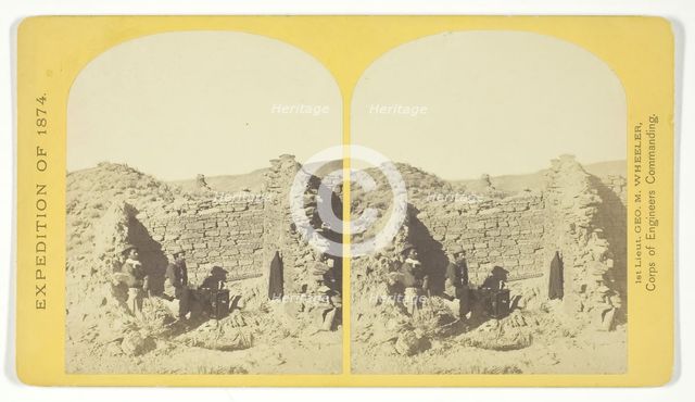 Characteristic ruin, of the Pueblo San Juan, New Mexico..., 1874. Creator: Tim O'Sullivan.