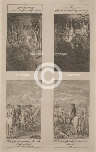 Characteristics of King Frederik II (Part III), 1800. Creator: Daniel Nikolaus Chodowiecki.